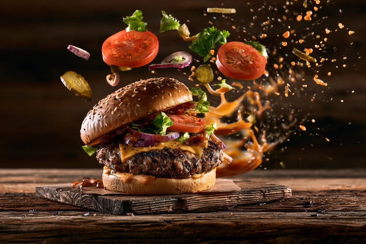 Premium commercial food advertising photograph of [Main D... - alternate