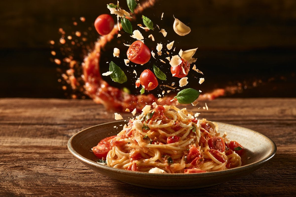 Premium commercial food advertising photograph of [Main D... - alternate