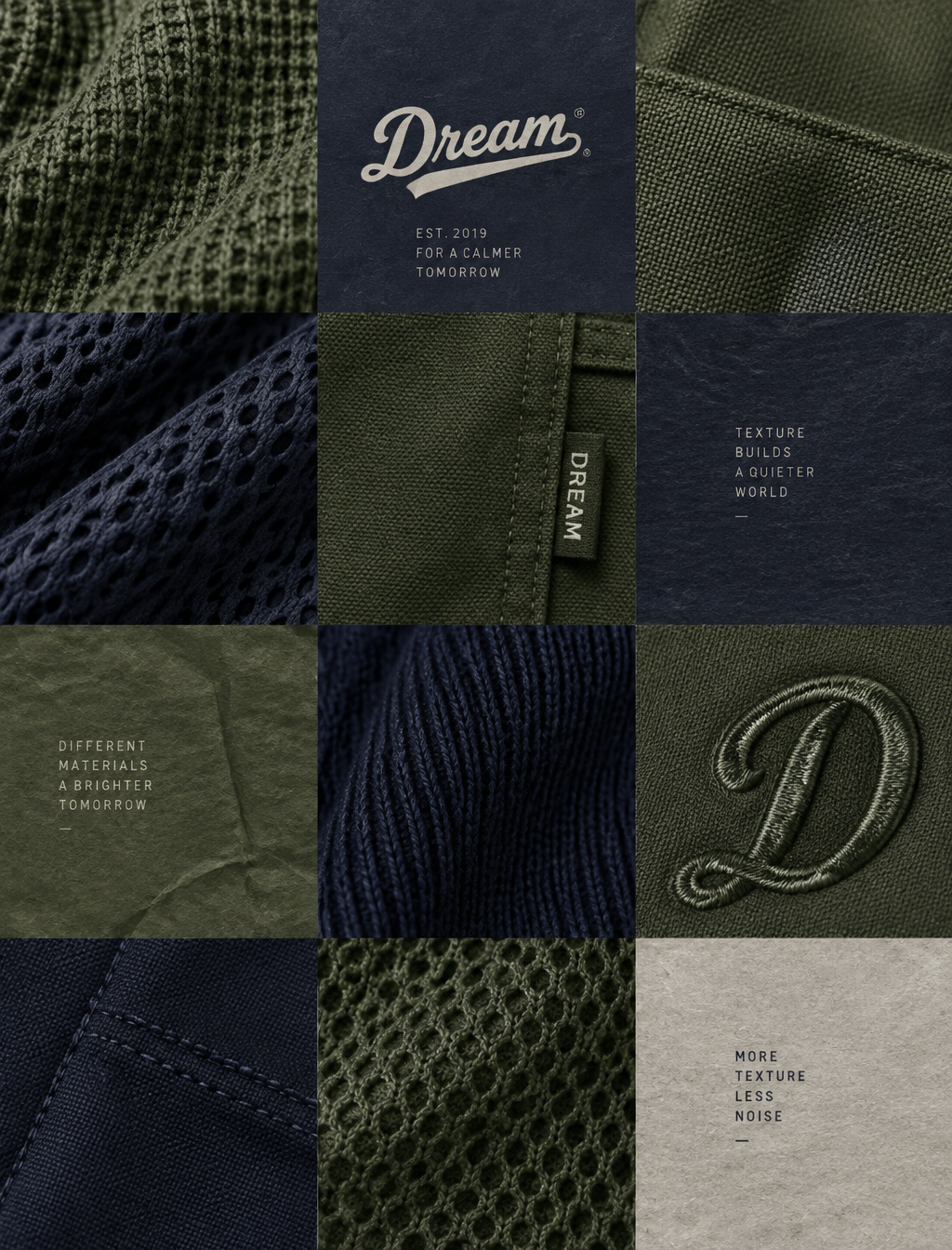 A highly textured wallpaper. A precise grid of different ...