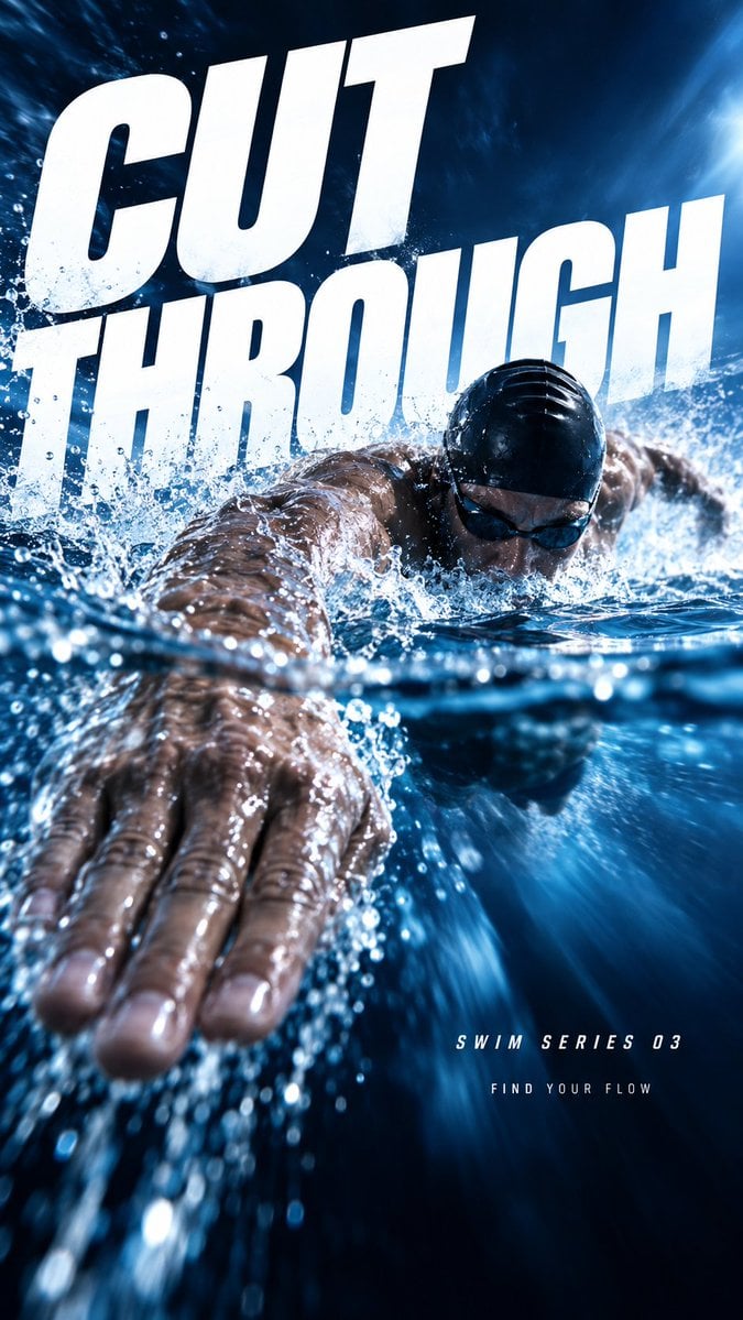Create a finished premium sports campaign poster, 9:16, f... - alternate