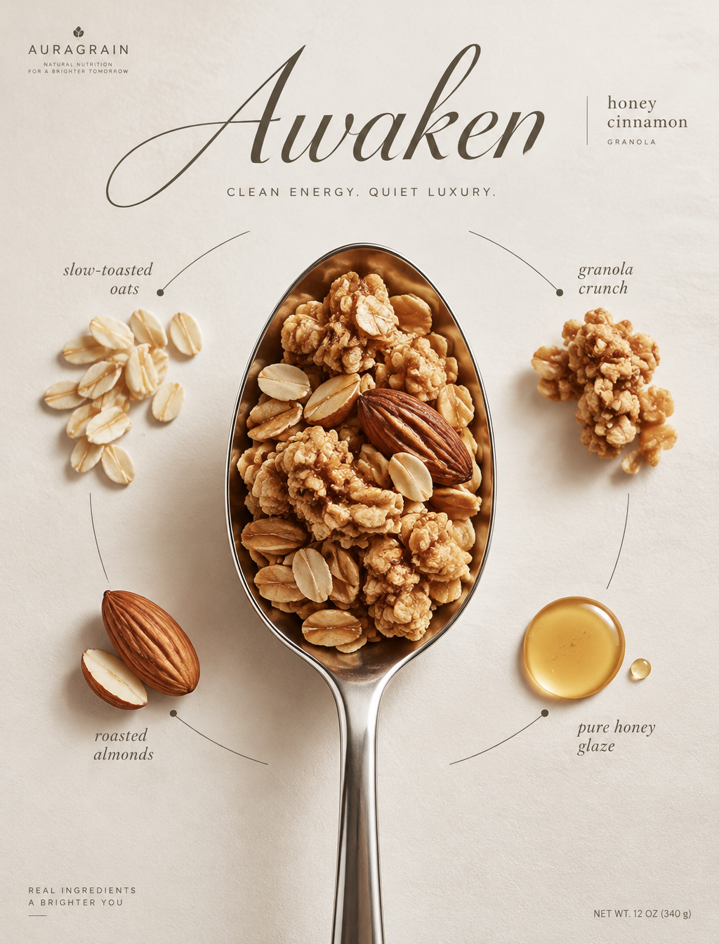 Create a Cannes-level flagship advertising poster for an ...