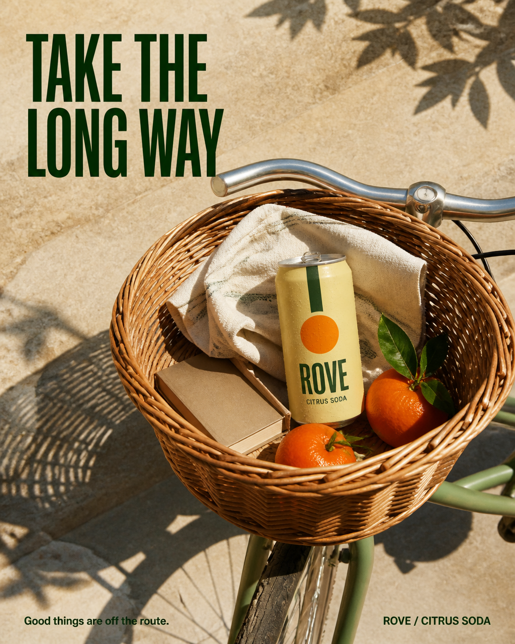 Create a finished vertical 4:5 advertising photograph wit...