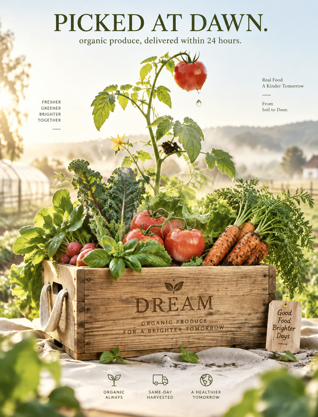 【Task】Create a Cannes‑level brand poster for the fictiona...