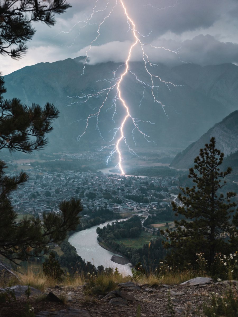 Create a photorealistic cinematic landscape photographed ...