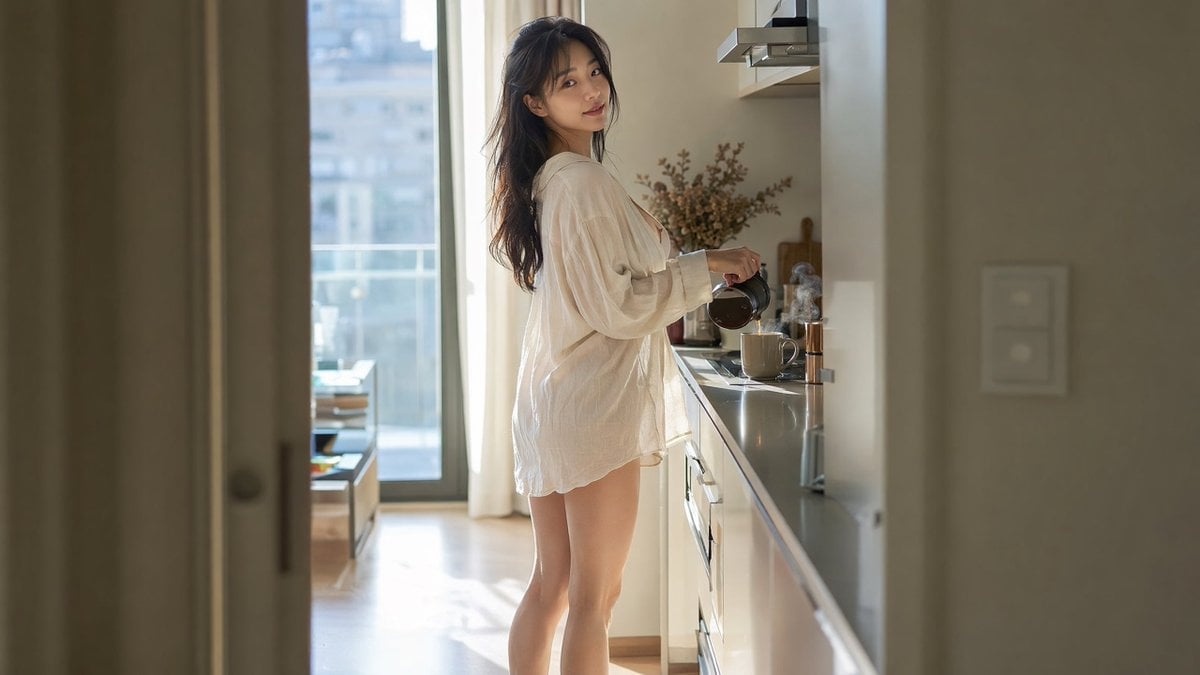 请使用自然日光照明，白平衡锁定在 5500K 左右，画面干净透亮，杜绝任何不自然的偏黄、泛灰或过度饱和的暖色滤镜。 - alternate