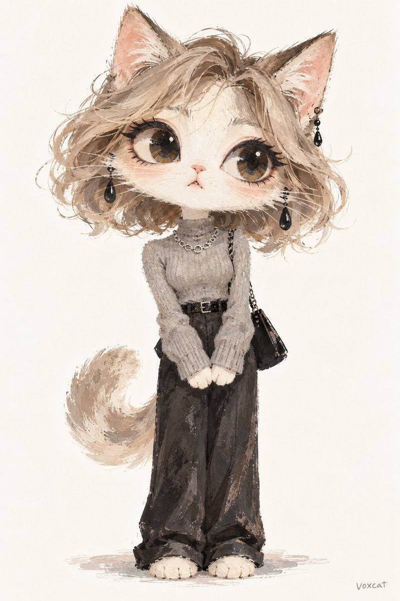 [角色]，转译为当代绘本角色插画 / editorial character design / naïve exp...