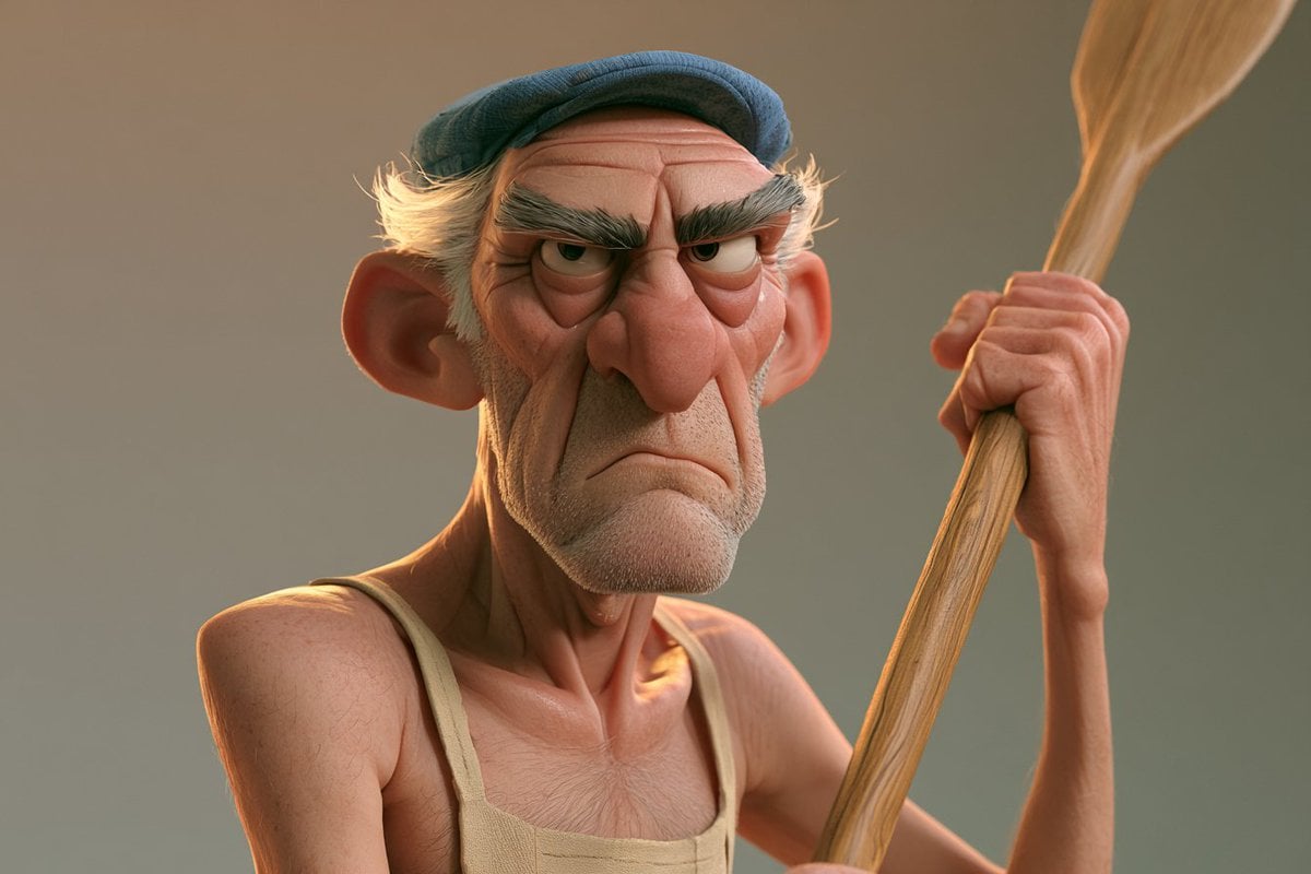 A [Subject], stylized animated feature-film character, cl... - alternate