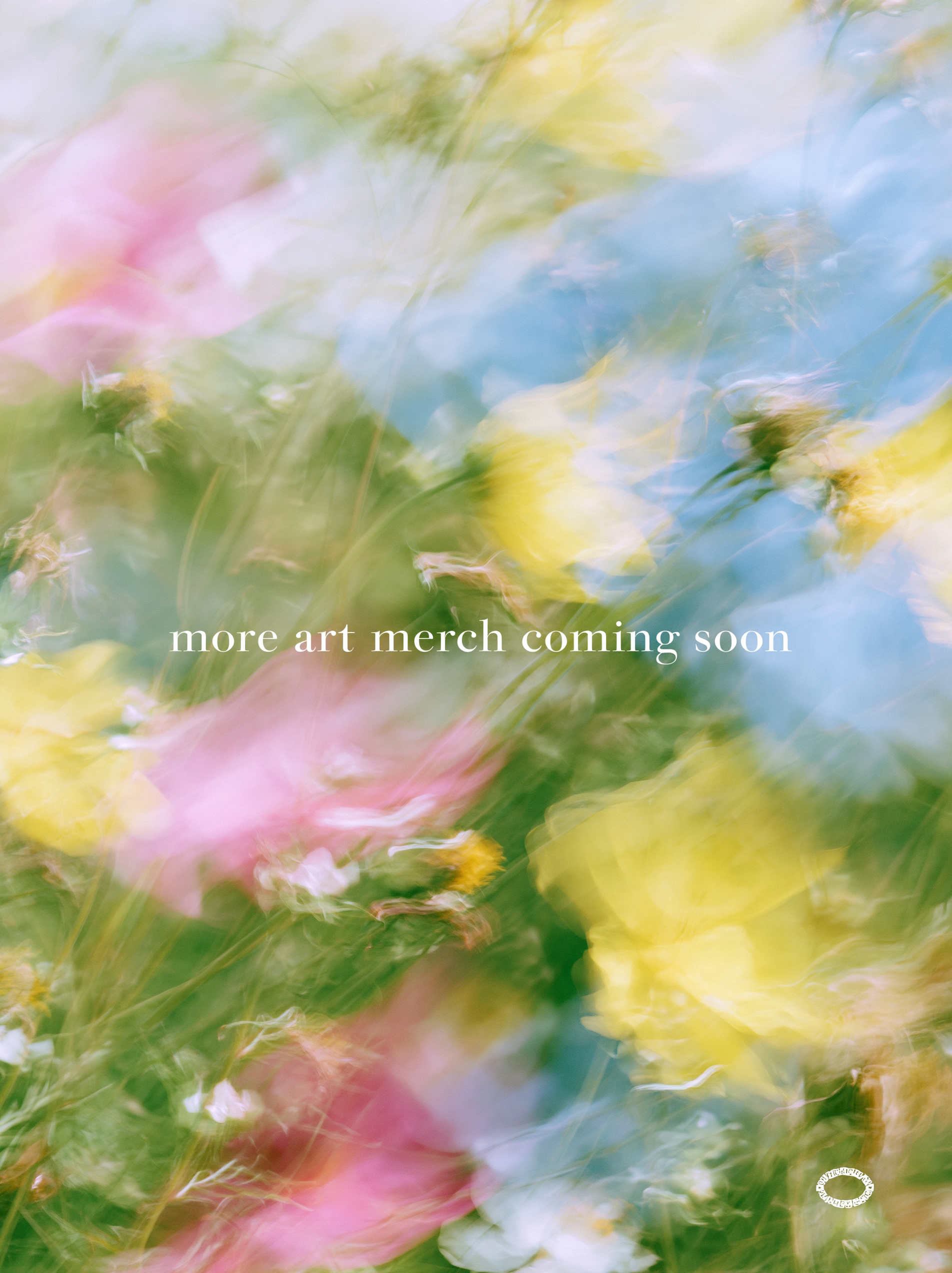a colorful, abstract floral photograph with a strong moti... - alternate