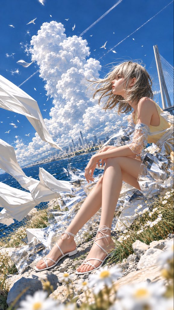 An extraordinarily beautiful Japanese anime-inspired cine...