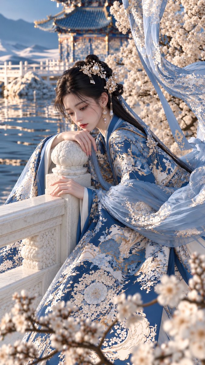 An extraordinarily beautiful 22-year-old Chinese noblewom...