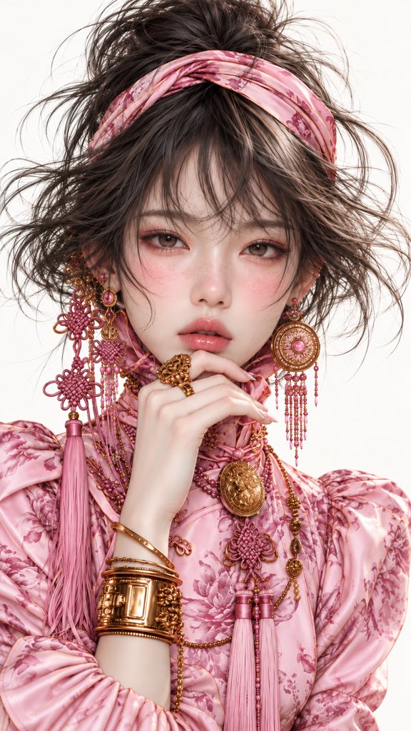 An exquisite ultra-photorealistic anime-inspired fine-art...