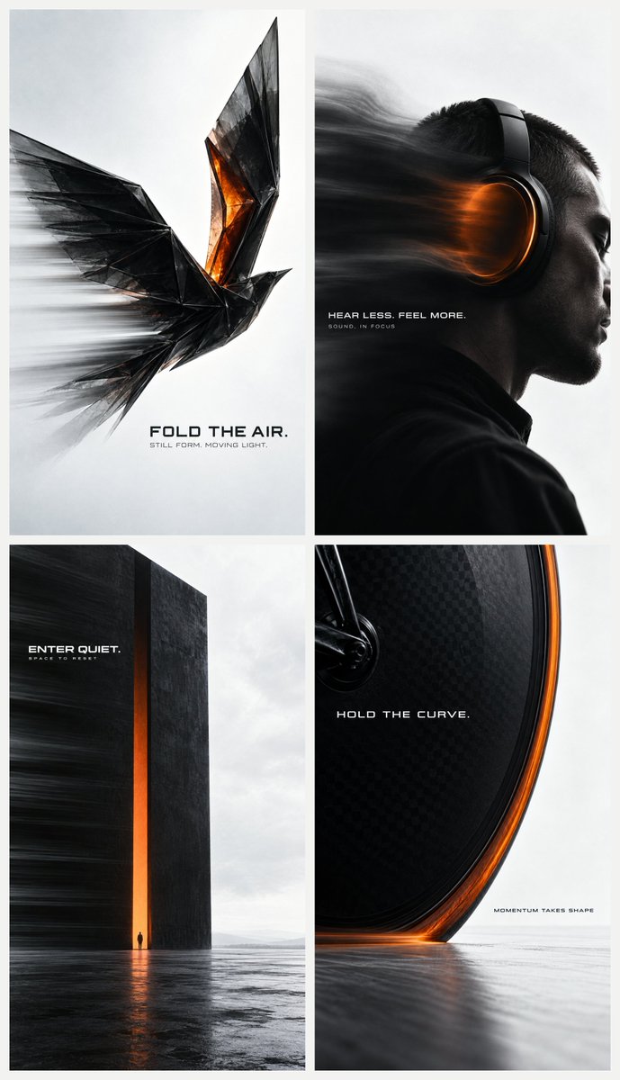 Premium editorial campaign poster, [Aspect Ratio]. Real p...