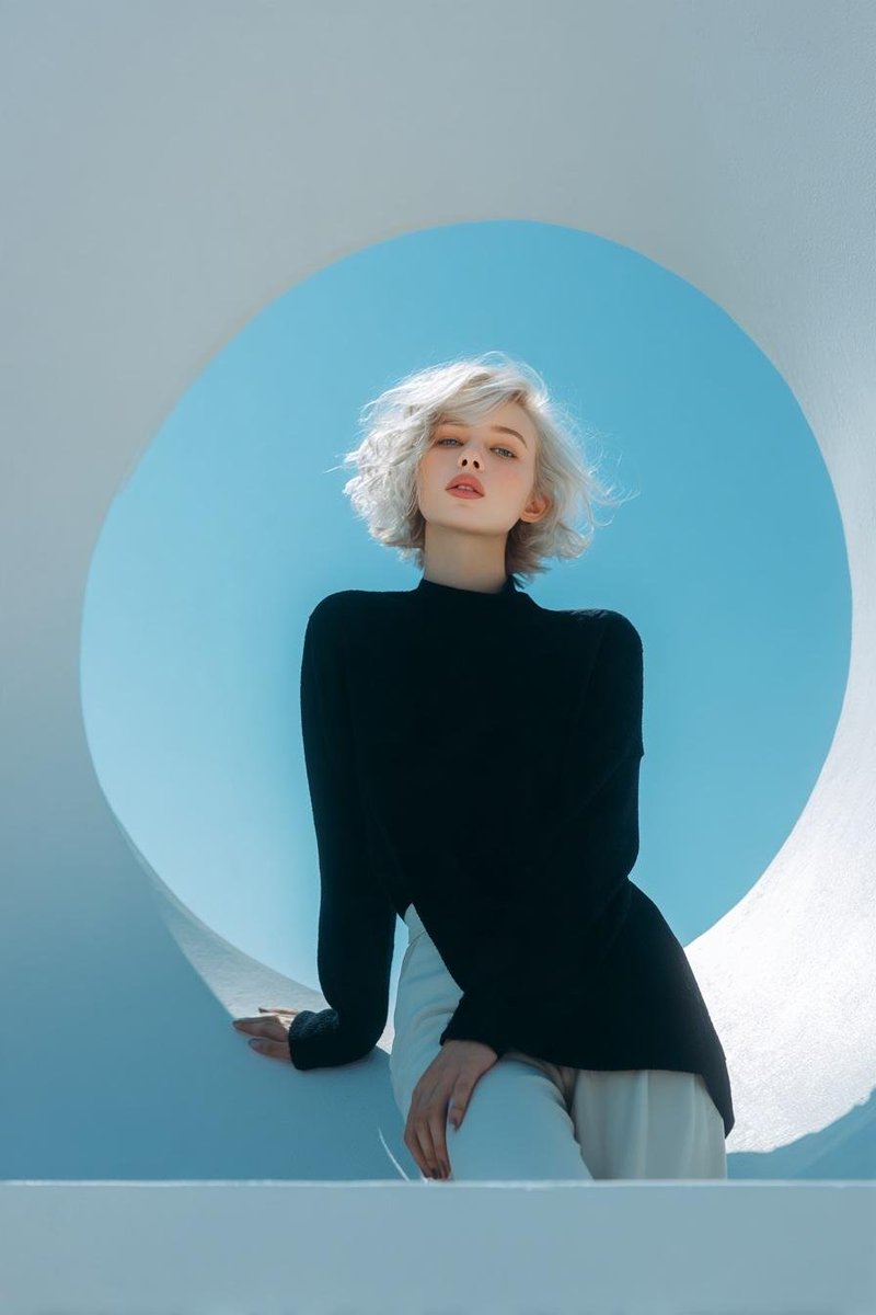 Create an ultra-realistic, high-end fashion editorial pho...