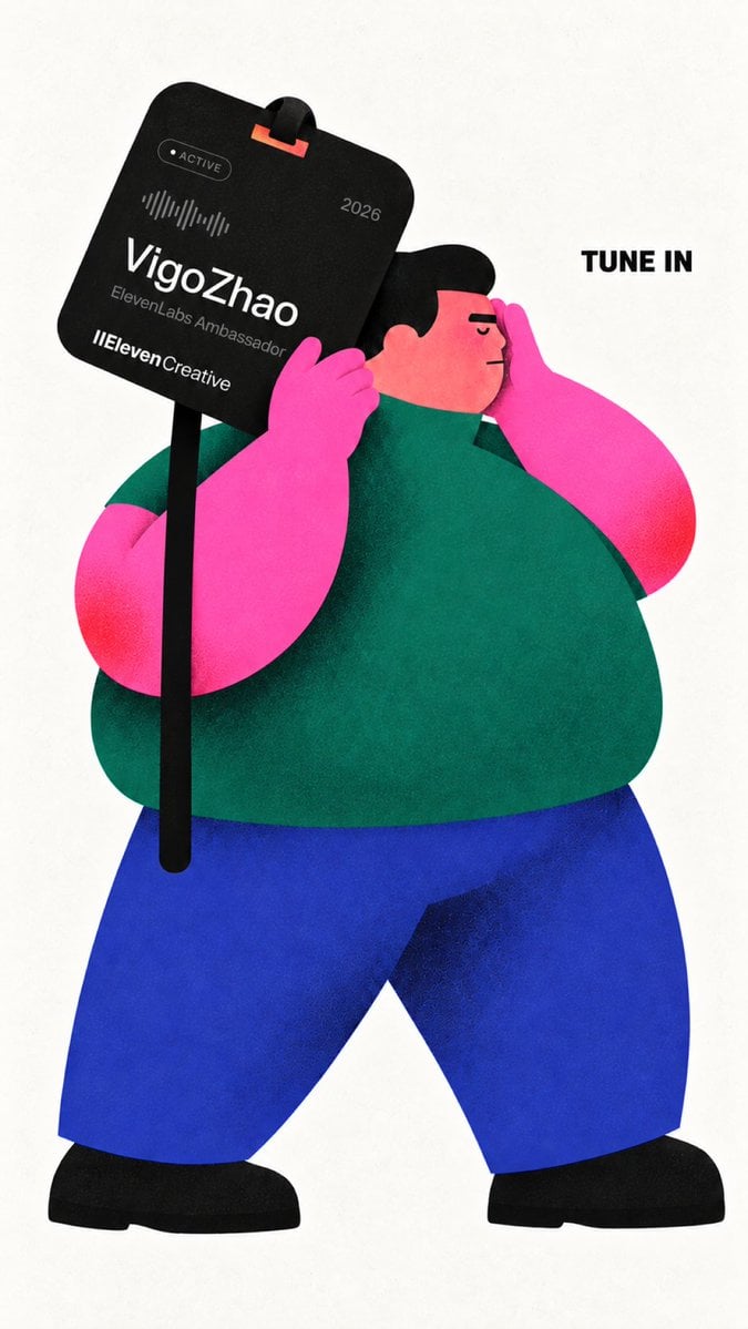 Create one finished 9:16 editorial character poster, edge... - alternate