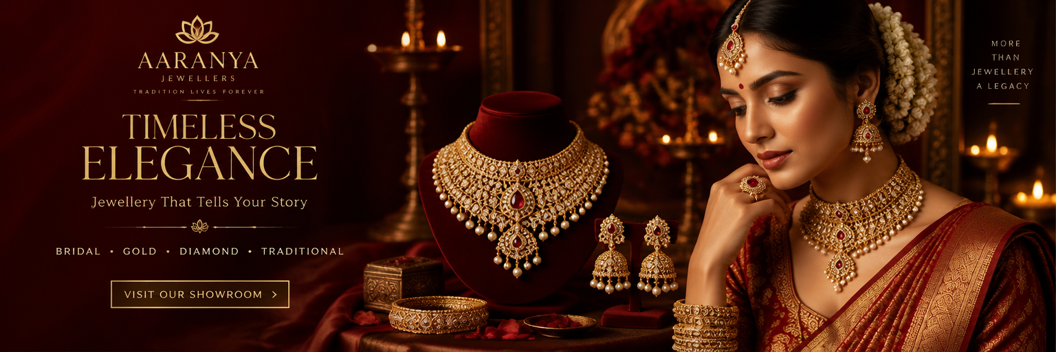 Create a premium luxury jewellery advertising banner for ...