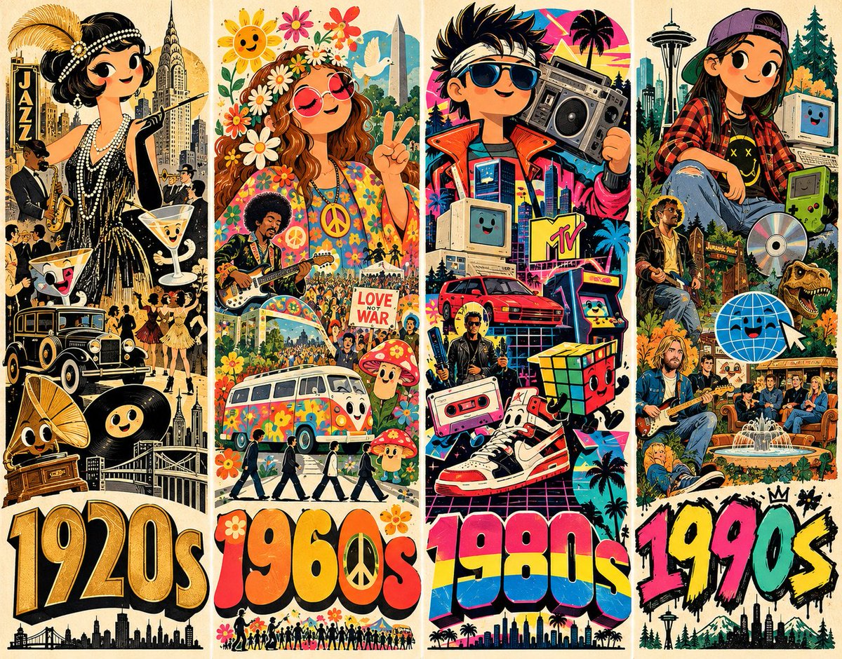 Create ONE finished vertical illustrated poster about 192...