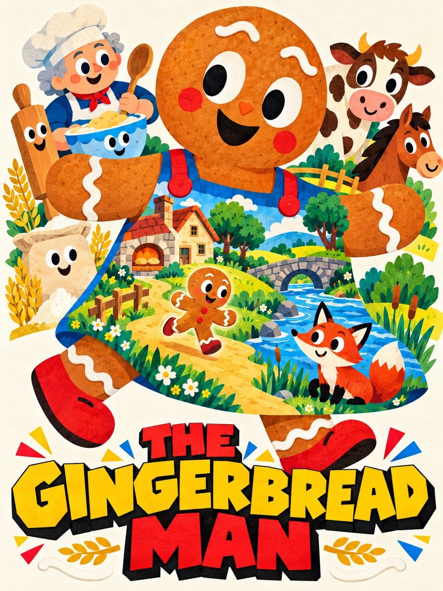 Create one finished illustrated children's story poster, ... - alternate